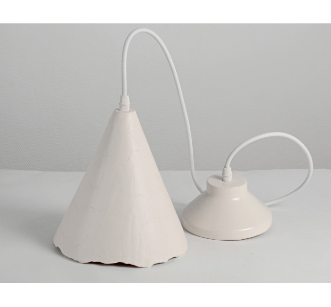 Handmade ceramic pendant lamp for modern and rustic Interiors
