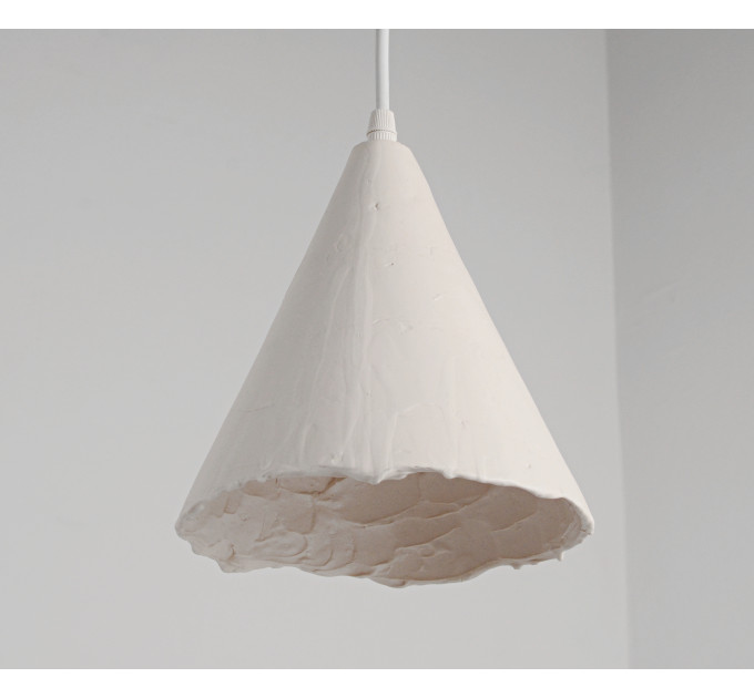 Handmade ceramic pendant lamp for modern and rustic Interiors