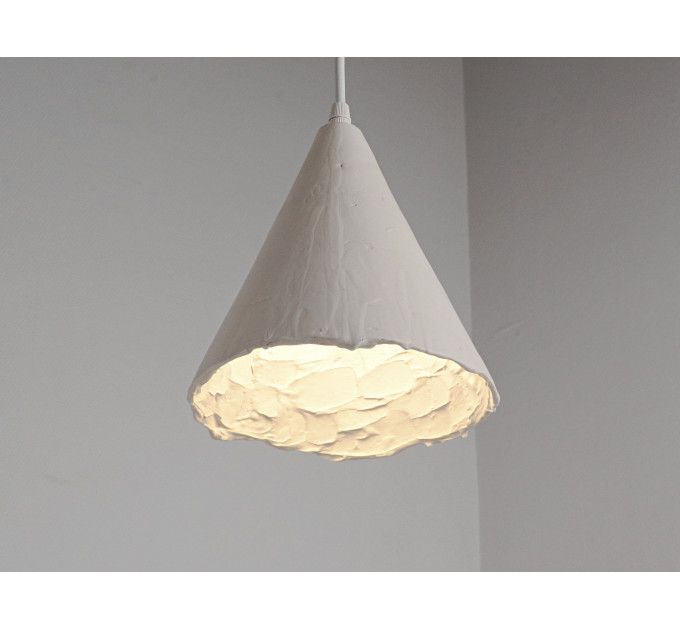 Handmade ceramic pendant lamp for modern and rustic Interiors